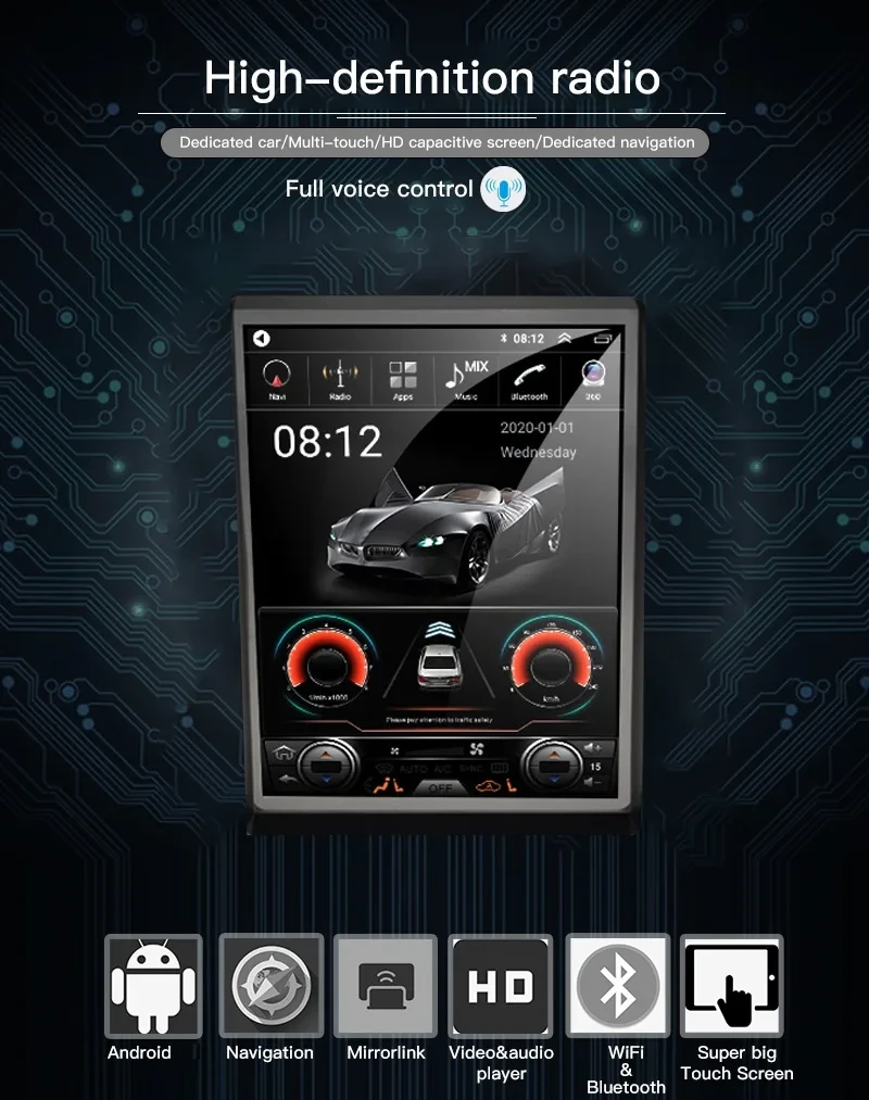 2Din stereo carplay system for Buick Lacrosse 2006