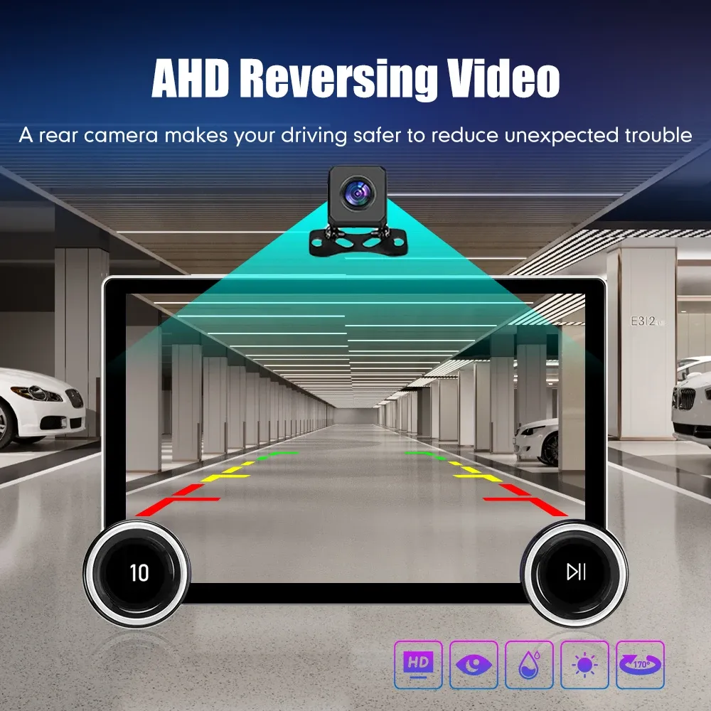 2K resolution car radio DVD player for Prado 1