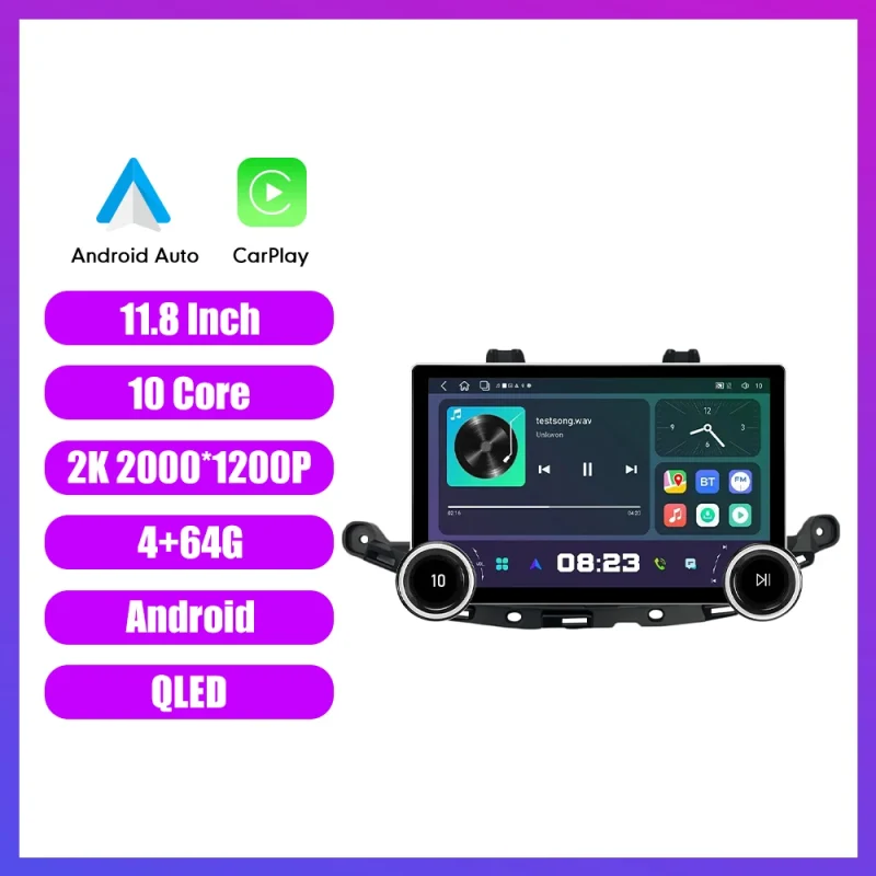 2 din car radio for Honda Verano 2015 with Android Auto and Carplay