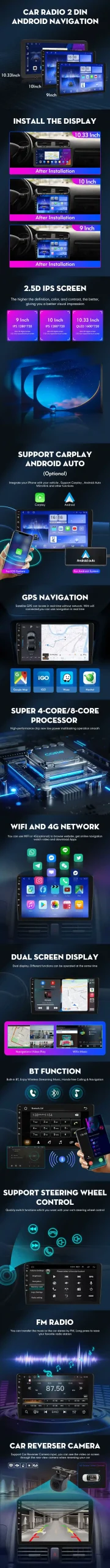 4G wifi Bluetooth car stereo system 1 scaled