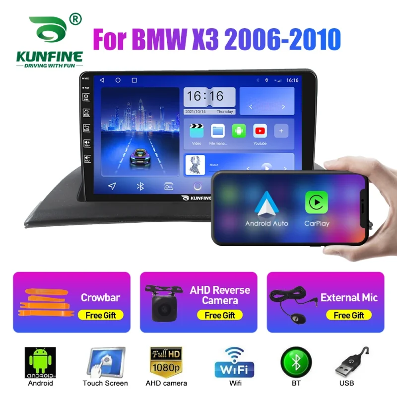Advanced WiFi headunit for BMW X3 2006 2010 connectivity
