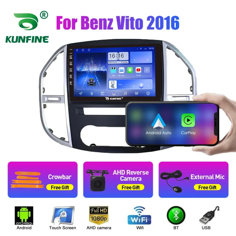 Aftermarket android car radio upgrade for Benz Vito