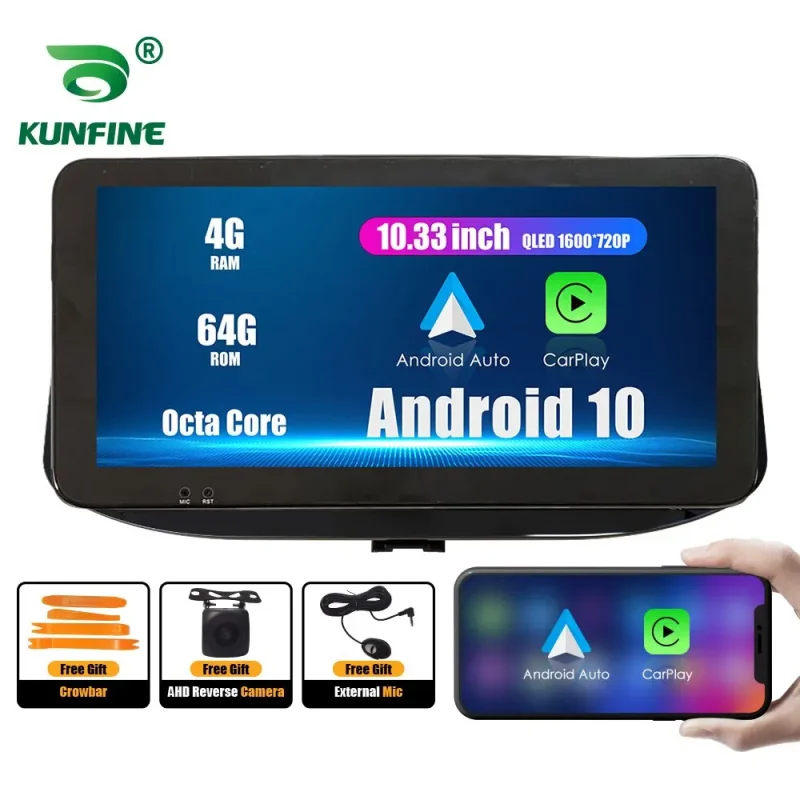 Android based car radio with Bluetooth connectivity