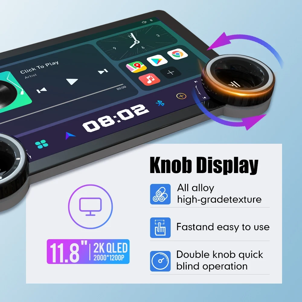 Android Auto supported car radio for Prado 2010 2013