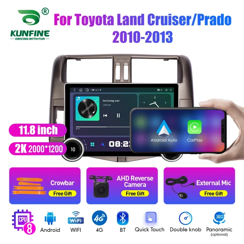 Android Auto supported multimedia video player for Prado
