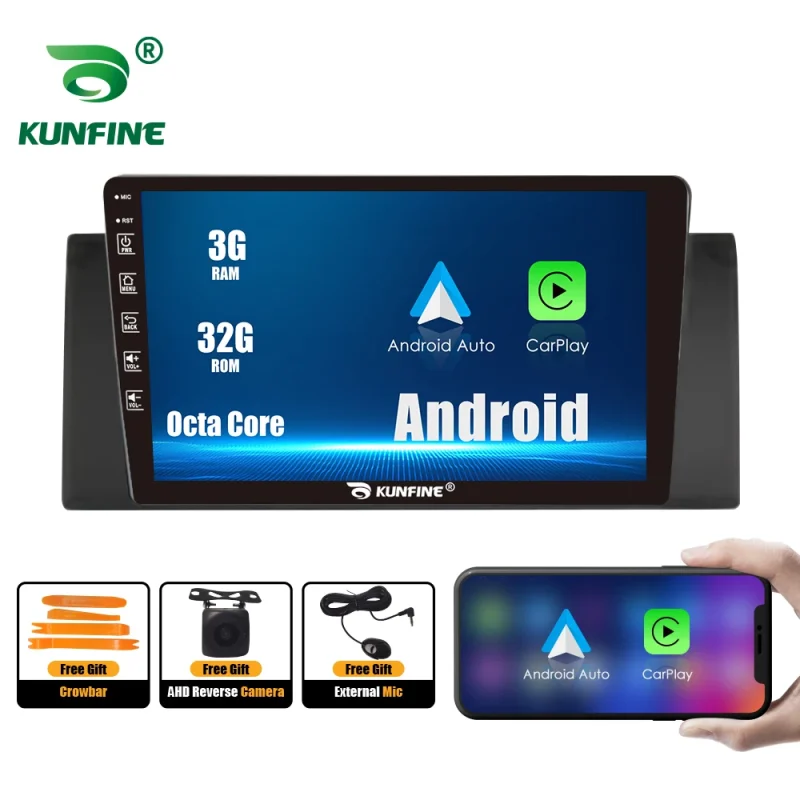 Android car radio for BMW X5(E53) 1999 2006 with GPS and multimedia