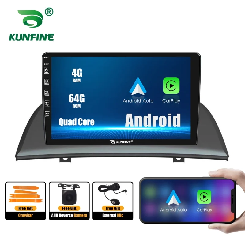 Android car radio with multimedia video player for BMW X3 2004 2012