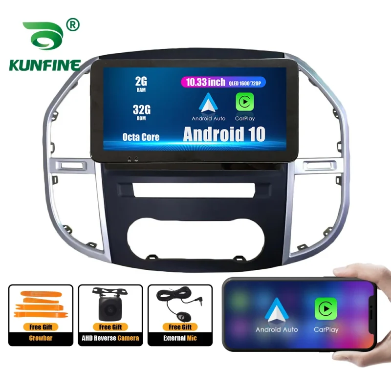 Android entertainment system for Benz Vito 2016 model