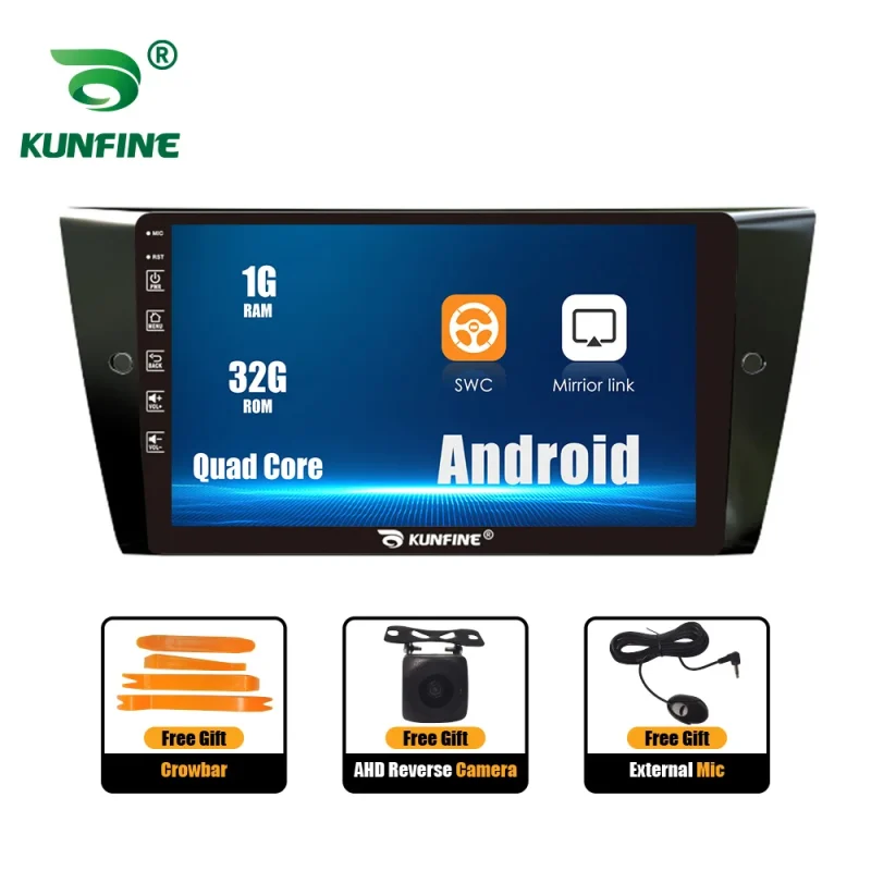 BMW E90 SaloonE91 Tour car stereo with 10.33 inch QLED screen