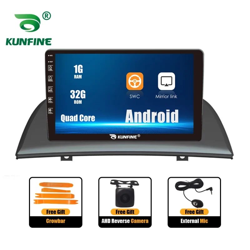 BMW X3 2004 2012 stereo audio head unit with GPS navigation