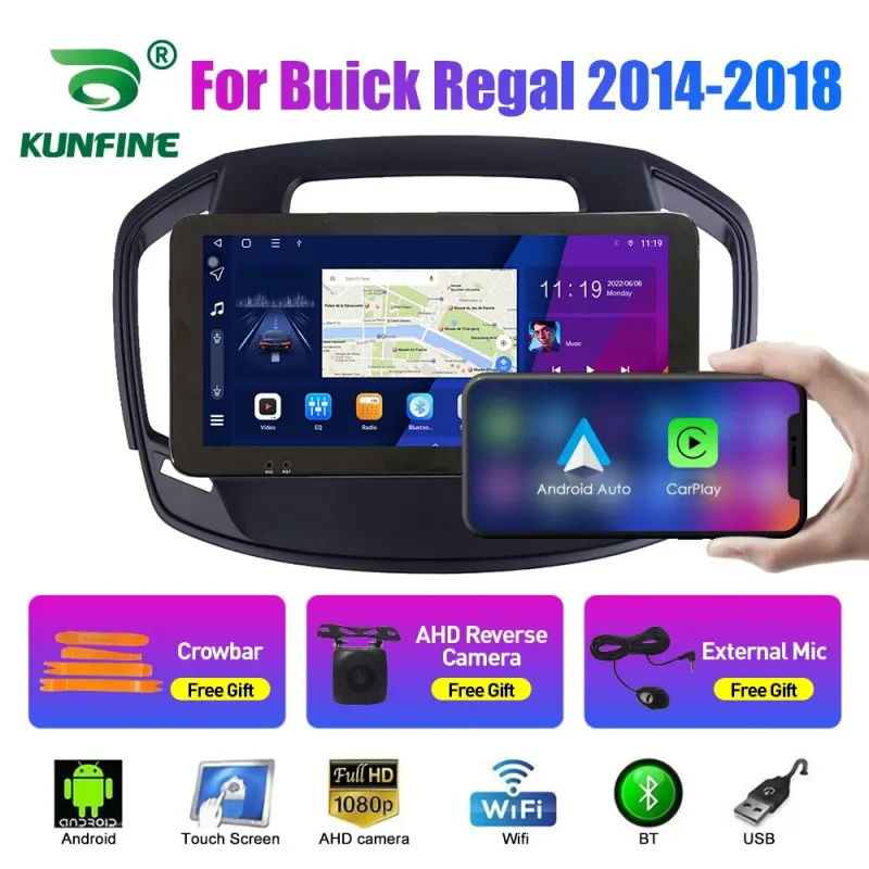 Buick Regal multimedia video player with seamless Carplay integration