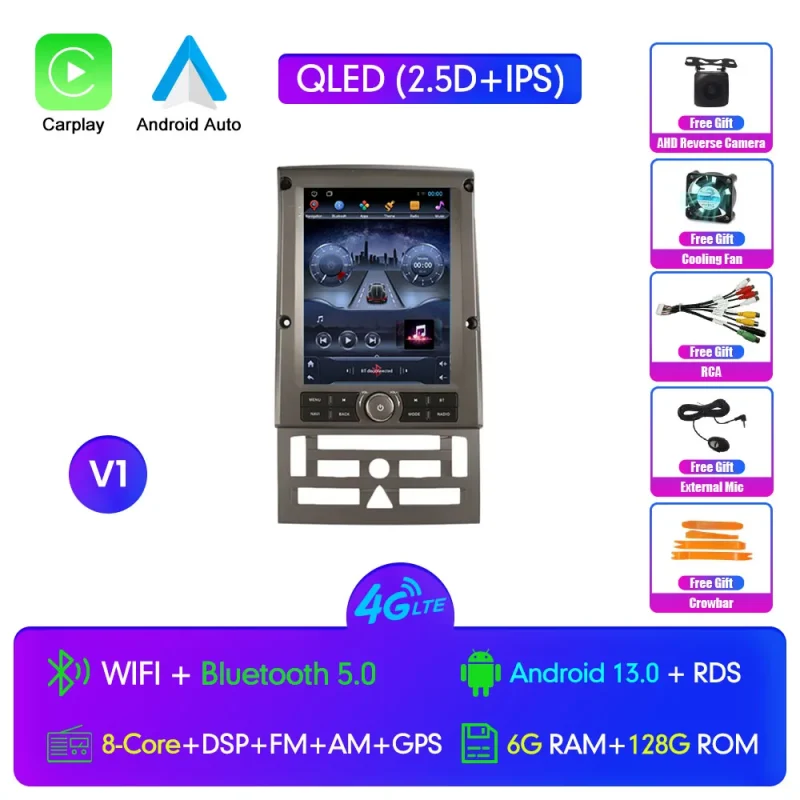 Car entertainment system with DVD for Peugeot 407 2004 2008