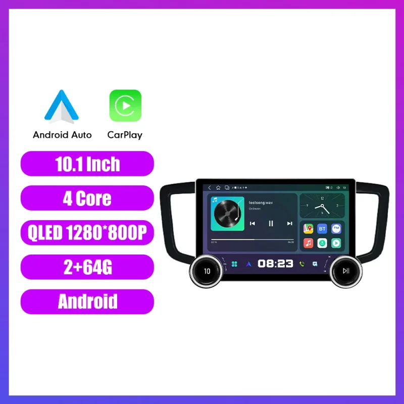 Convenient and user friendly 2 din car radio for Honda Odyssey