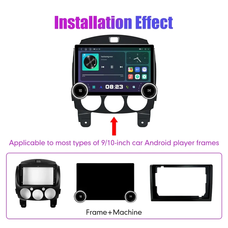 Digital in car entertainment system for Honda