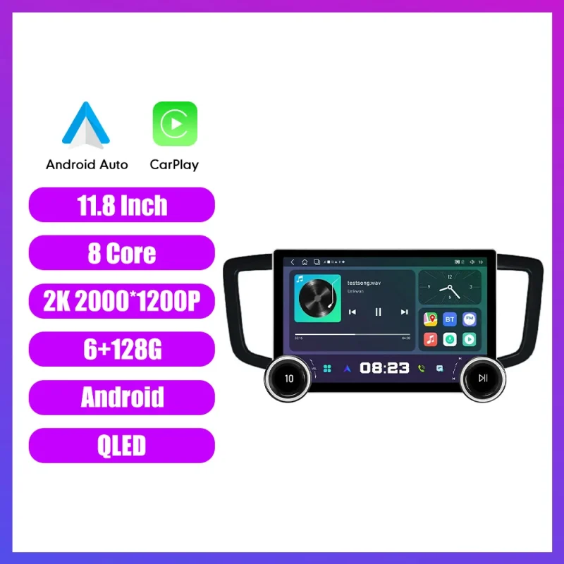 Experience seamless connectivity with Android Auto car radio in Odyssey