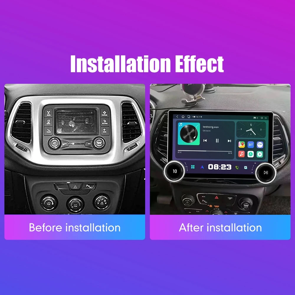 Honda Compass 2017 2018 car radio with multimedia video player