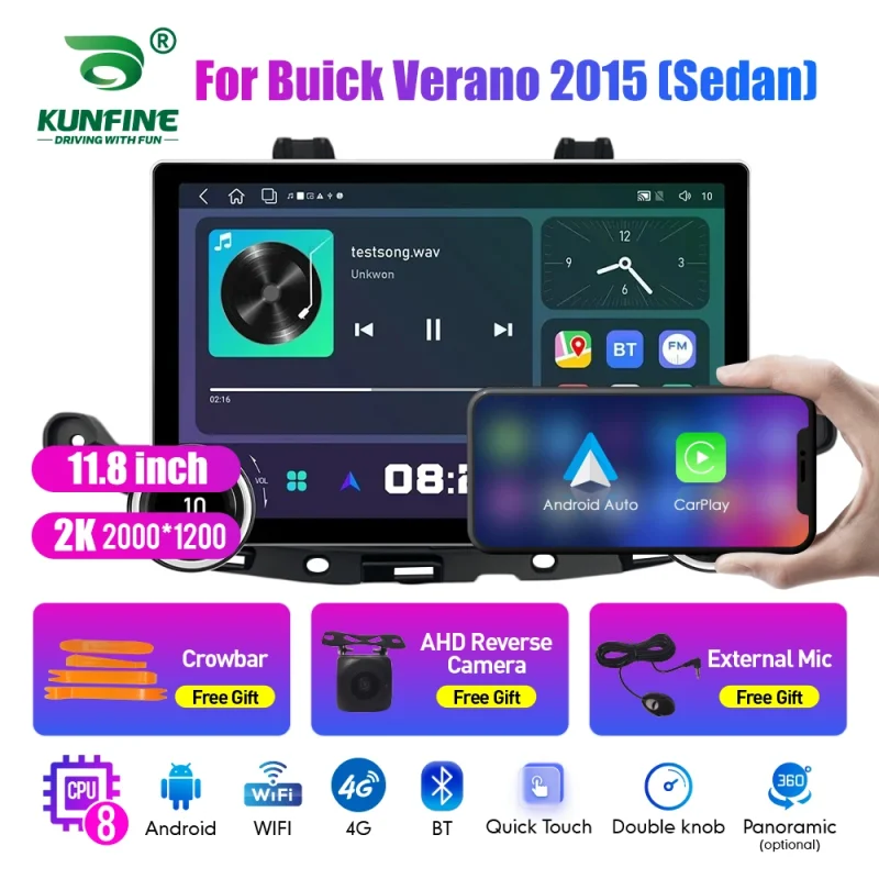 Honda Verano 2015 car radio with 2K resolution and Android Auto support