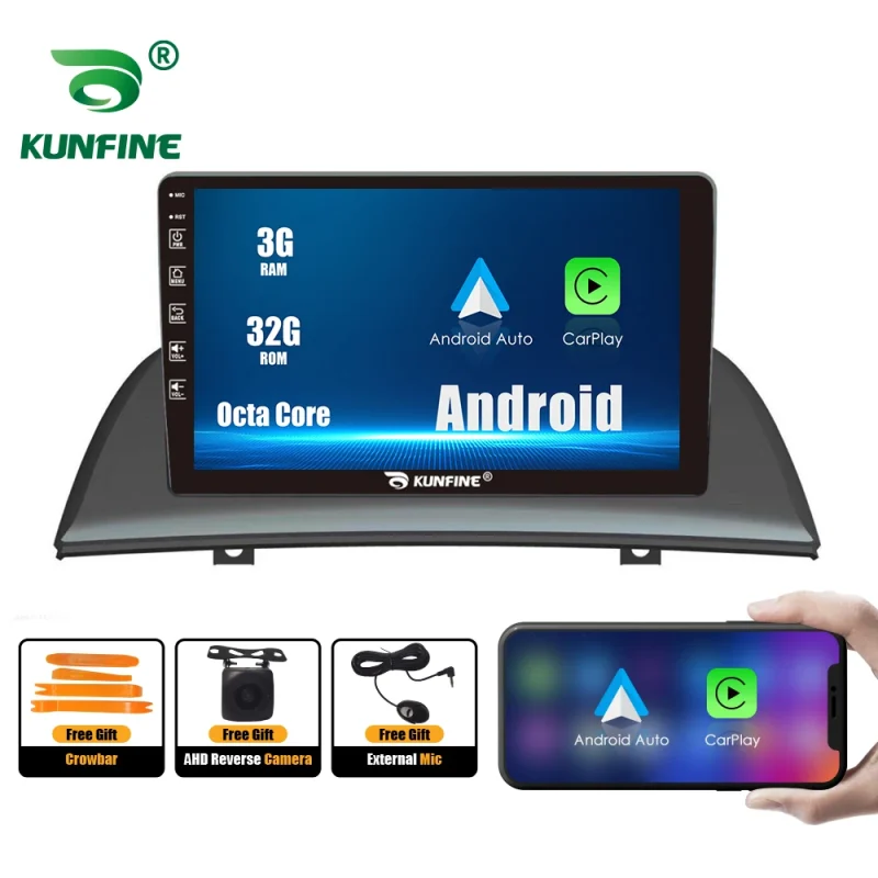 Multimedia video player for BMW X3 2004 2012 with 4G wifi