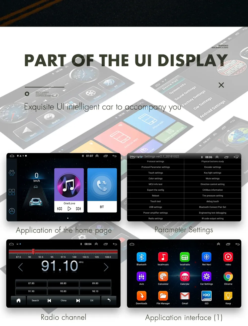 Retractable screen car radio with multimedia video player for GPS navigation