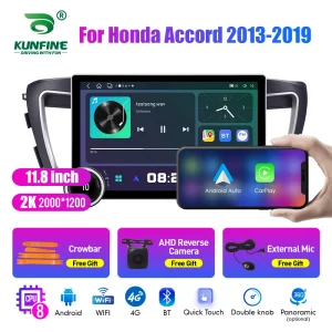 Sleek and stylish 2K car radio for Honda Accord 2013 2019