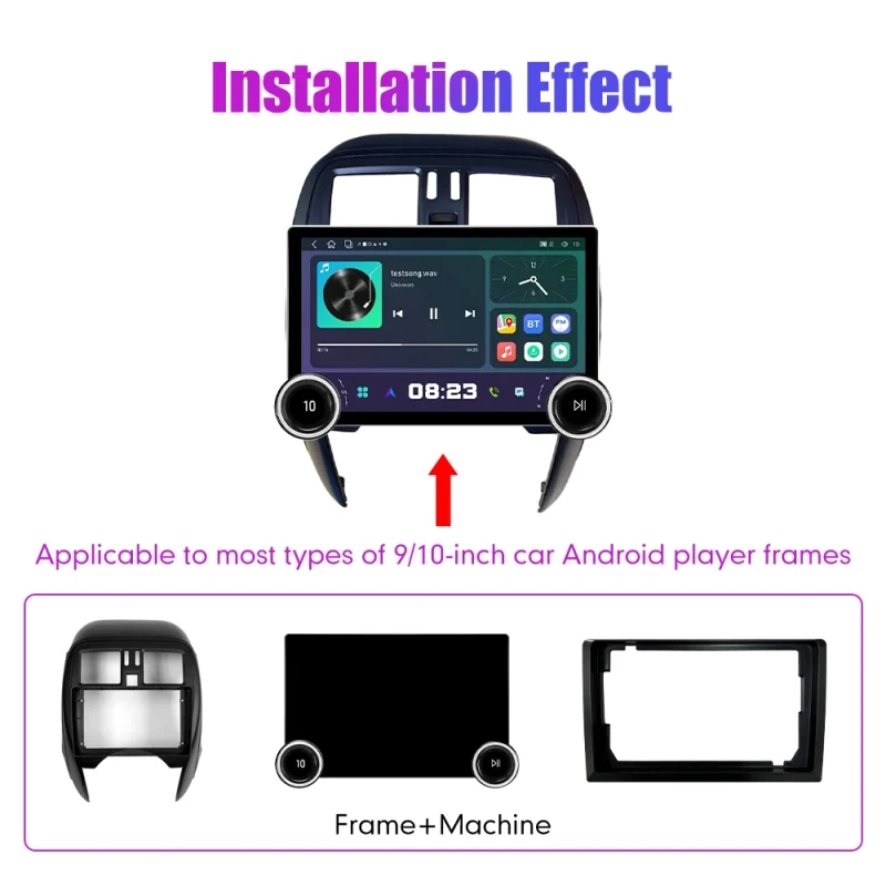 Superior in car audiovisual experience with 2K display resolution