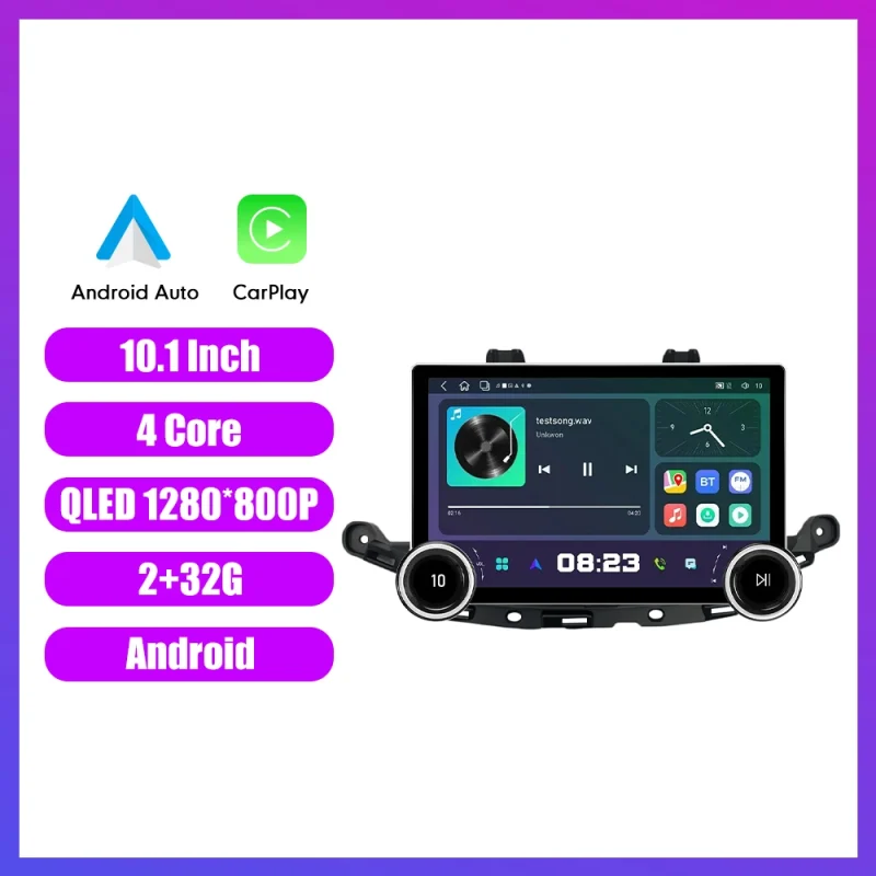 Touchscreen multimedia video player for Honda Verano Seda with Android Auto