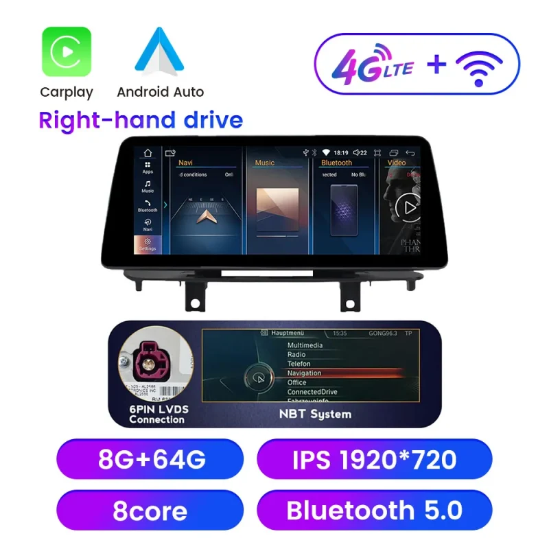 android auto compatible car radio for bmw