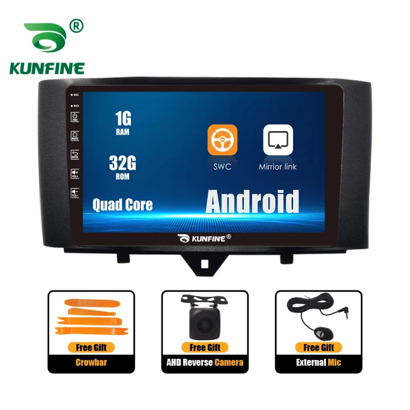 android head unit with 4g wifi for benz smart