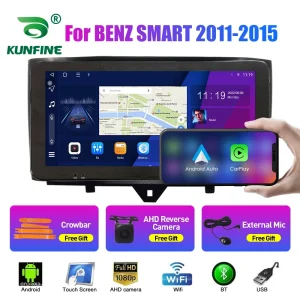 android stereo audio head unit for benz smart 2011 2015 with touch screen