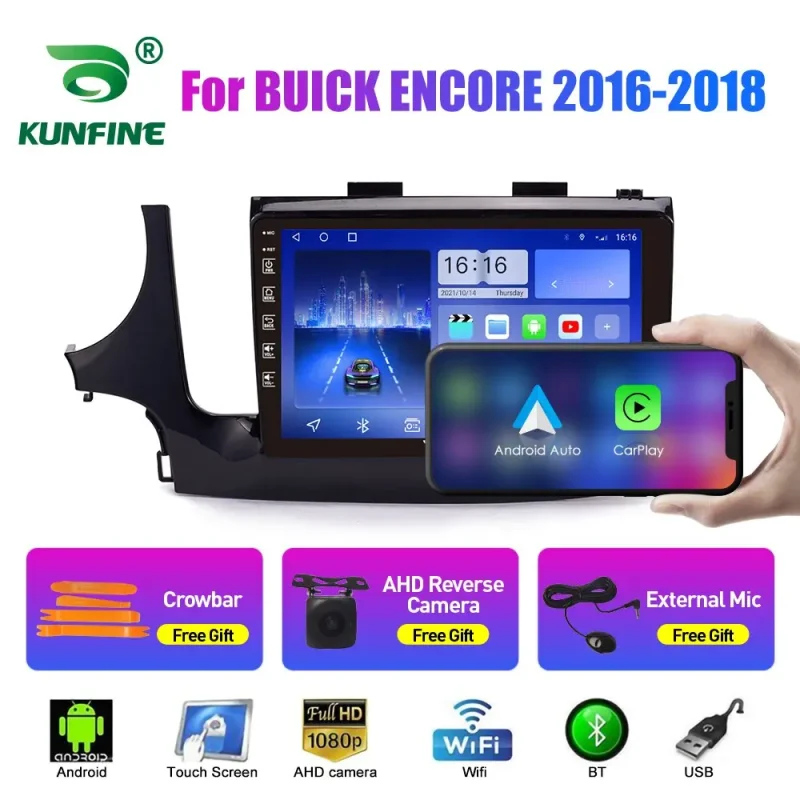 buick encore stereo head unit with multimedia video player
