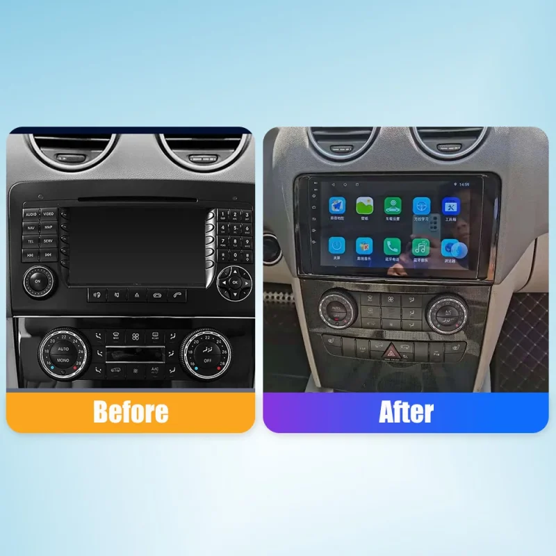 car multimedia player with 4g wifi for benz ml w164 clk w209