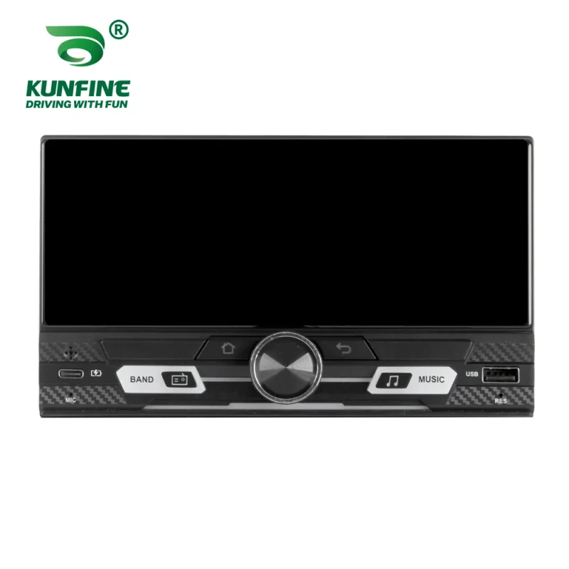 double din car radio with carplay and bluetooth connectivity