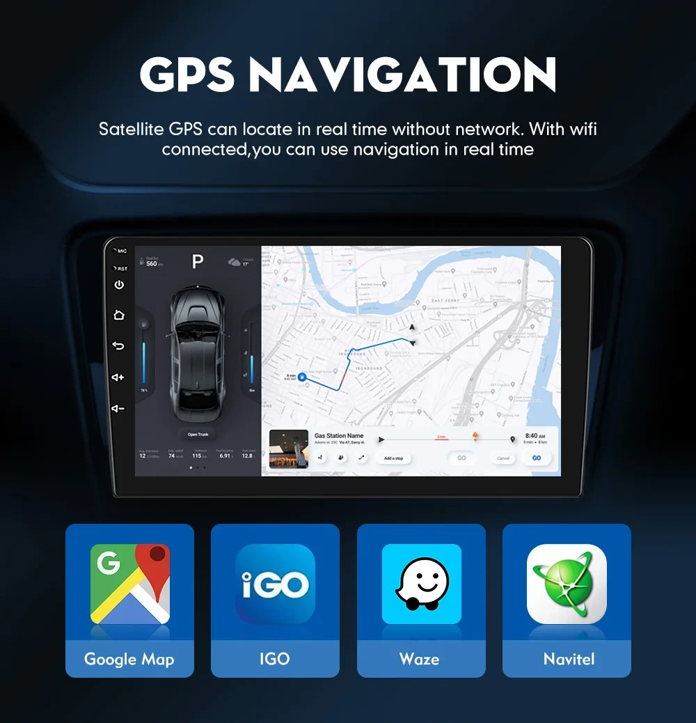 full featured car navigation system for Honda Crossroad