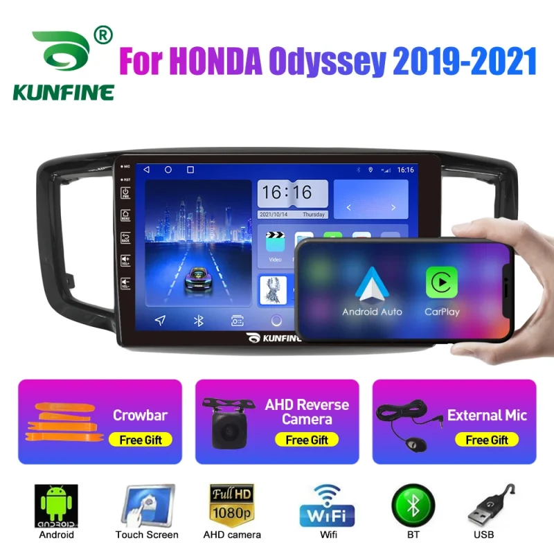 honda odyssey multimedia player with touchscreen display