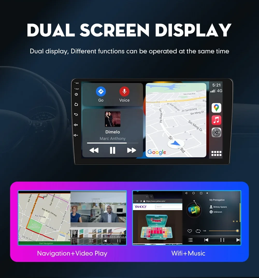 multimedia DVD player for Honda Crossroad vehicle