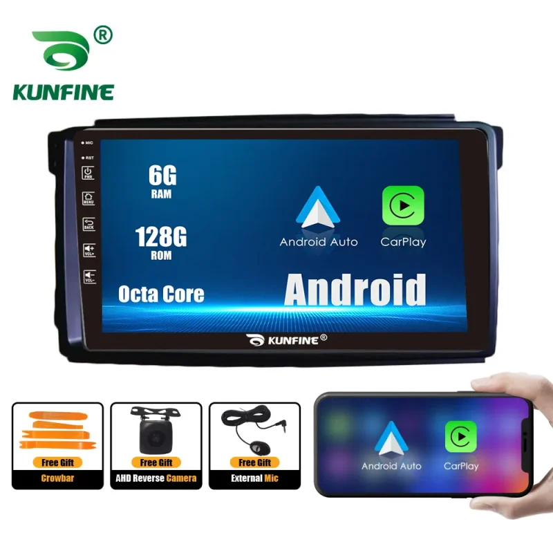 navigation stereo audio head unit for benz smart with carplay