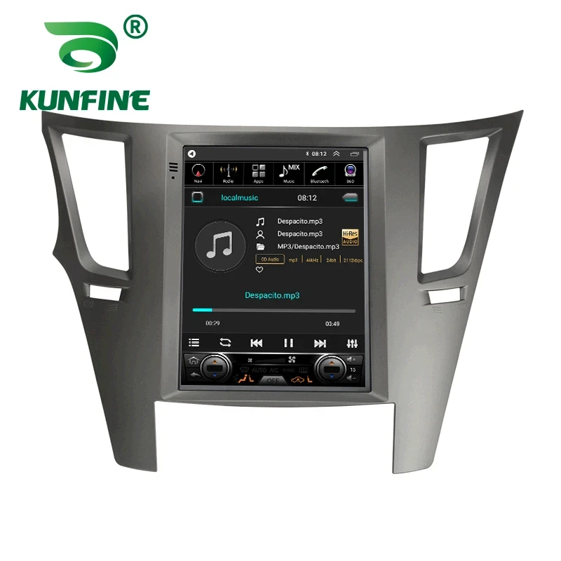 subaru outback tesla style multimedia video player gps