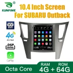 tesla style car radio for subaru outback with gps and carplay