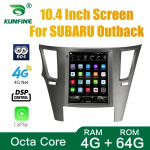 tesla style car radio for subaru outback with gps and carplay