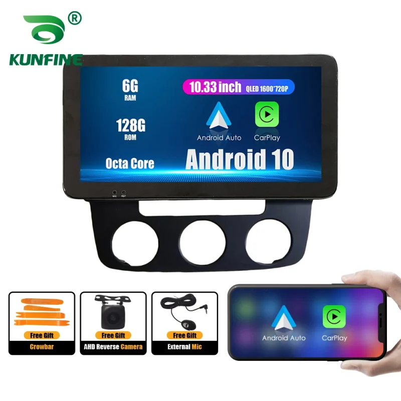 touchscreen car radio with GPS navigation
